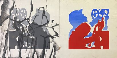 null Philippe Carré (1930)

Démocratie française, 1977

Diptyque, acrylique sur panneaux

73...
