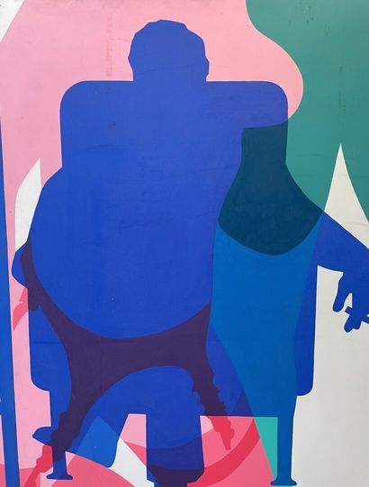null Philippe Carré (1930)

The couple, 1973

Acrylic on three solid panels

153...