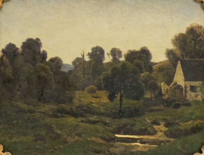 null Henri Joseph HARPIGNIES (1819-1916)

Landscape with a small house

Oil on canvas...