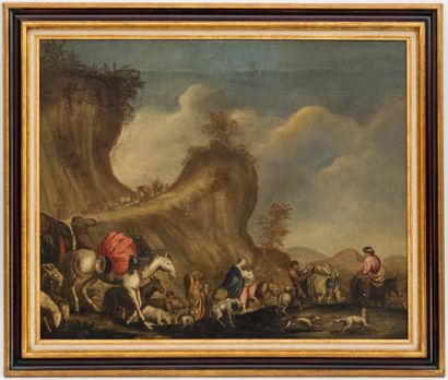 null NORTHERN SCHOOL 18th century

The exodus

Oil on canvas

60,5 x 74 cm (small...
