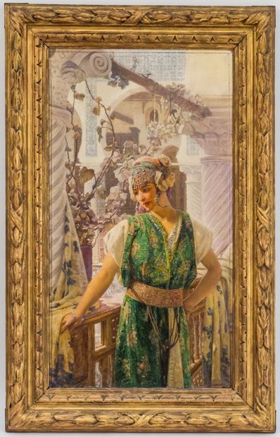 null Louis-Auguste GIRARDOT (1856-1933)

Young oriental woman

Oil on canvas, signed...