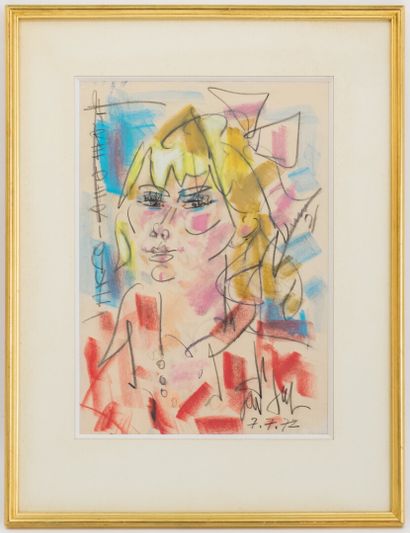 null GEN PAUL (1895-1975)

Frédérique

Oil pastel on paper signed lower right and...