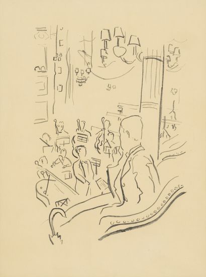 null Renée ASPE (1929-1969)

Le Concert

Crayon gras sur papier.

40 x 30 cm