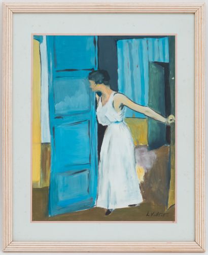 null 
Attributed to Louis VALTAT




Woman with a white dress




Gouache on paper...