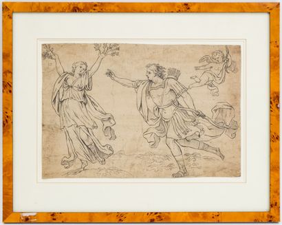 null french school 18th century

Apollo and Daphne

Ink on paper

26 x 38 cm

(on...