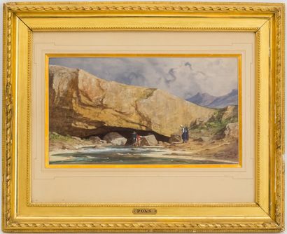 null Stanislas PONS (XIXth)

Children fishing in a mountain lake

Watercolor and...