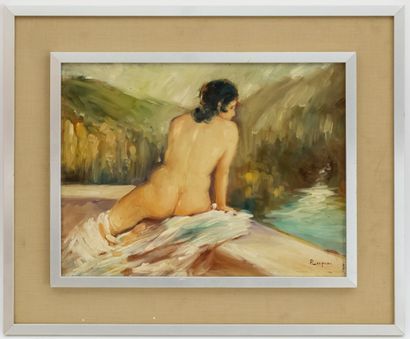 null André-Pierre LUPIAC (1873-1956)

Bather

Oil on isorel signed lower right

30...