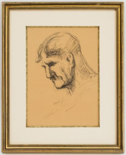 null Maximilien LUCE (1858-1941)

Head of a man

Charcoal drawing signed

26 x 19...