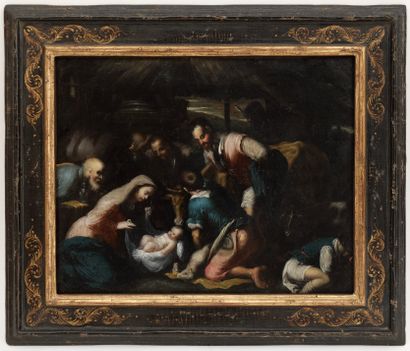 null Follower of BASSANO

Adoration of the Shepherds

Oil on copper

30 x 38 cm.