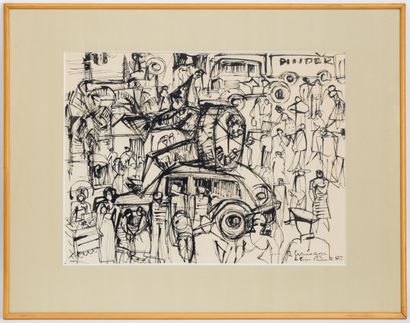 null Raymond ESPINASSE (1897-1985)

The Pinder Circus on TV

Ink on paper signed...