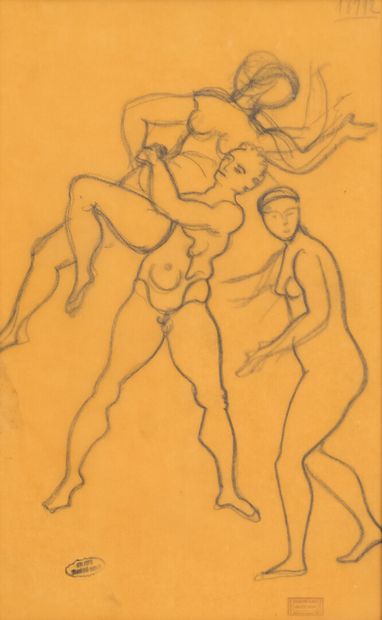 André DERAIN (1880 - 1954) 
Etude de danseurs...