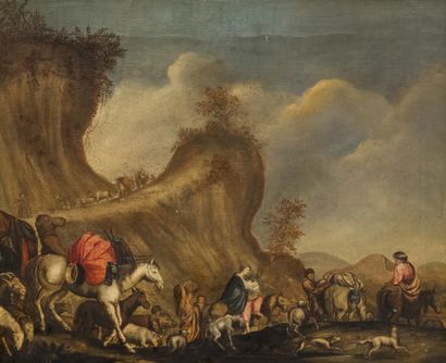 null NORTHERN SCHOOL 18th century

The exodus

Oil on canvas

60,5 x 74 cm (small...