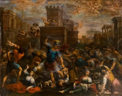 null Attributed to Carlo Francesco NUVOLONE (1609-1702)

The Massacre of the Innocents

Oil...