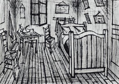 null after Bernard BUFFET

In the room of Vincent Van Gogh

Lithograph signed lower...