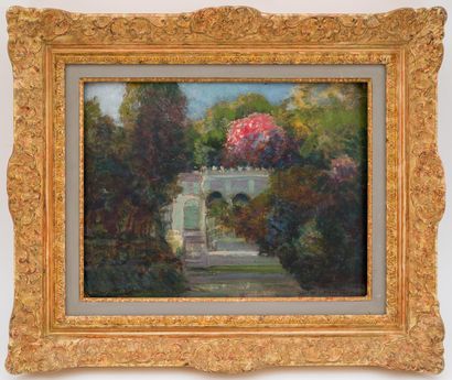 null 
Victor CHARRETON (1864-1936)




Garden in Algiers




Oil on cardboard




26,5...