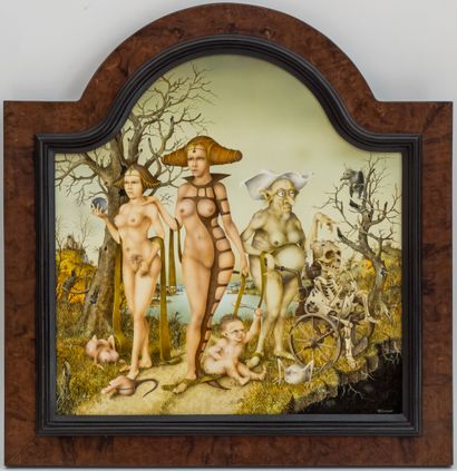 null Gérard WILLEMENOT (1943)

The ages of life

Tempera on wood signed lower right

52...