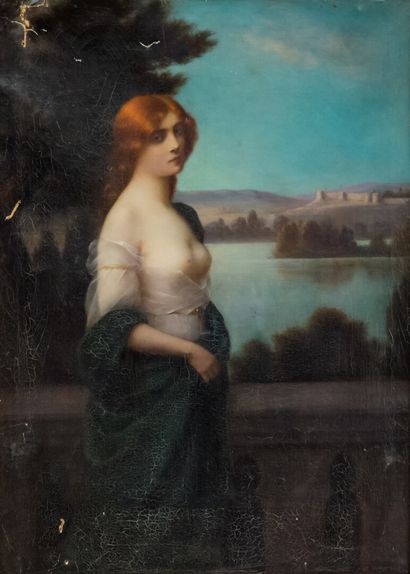 Henri RONDEL (1857 - 1919)

Symbolist woman

Oil...