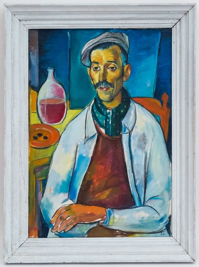 null 
Georges ARTEMOFF (1892-1965)

Portrait of a man with a moustache, Sorrèze,...
