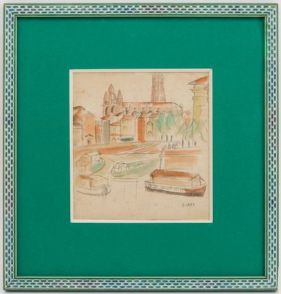 null André LHOTE (1885-1962)

Toulouse : the Daurade, the Jacobins

Pencil and watercolor...