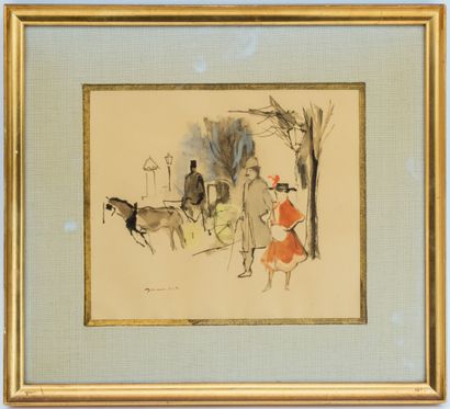 null Emilio GRAU-SALA (1911-1975)

Galant walk

Watercolor signed lower left

18.5...
