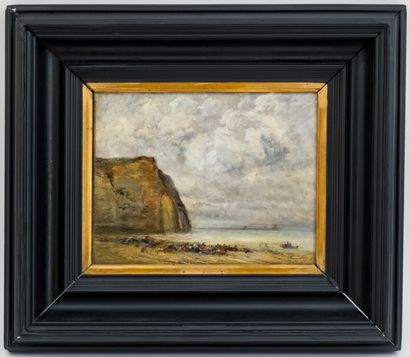 null In the taste of Eugène BOUDIN

The beach

Oil on canvas, signed lower right

27...