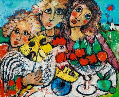 Alain RAYA-SORKINE (1936)

Three women

Oil...