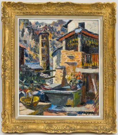 null René Gaston LAGORRE (1913-2004)

Santa Coloma, Andorra-La-Vieille

Oil on canvas...