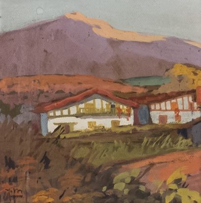 null 
Yvon MASSE (1892-1957)





The Basque countryside





Three oil paintings...