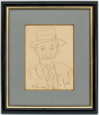 null Renée ASPE (1929-1969)

Portrait of Griset

Drawing with the lead pencil signed...