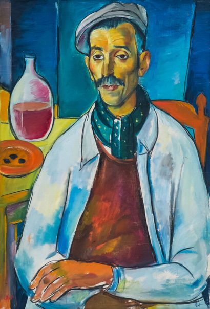 null 
Georges ARTEMOFF (1892-1965)

Portrait of a man with a moustache, Sorrèze,...