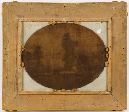 null FRENCH SCHOOL, circa 1830

Landscape

Painting fixed under oval glass

32 x...