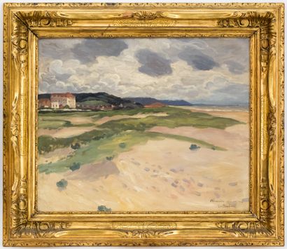 null 20th century french school

Deauville

Oil on canvas, trace of signature on...