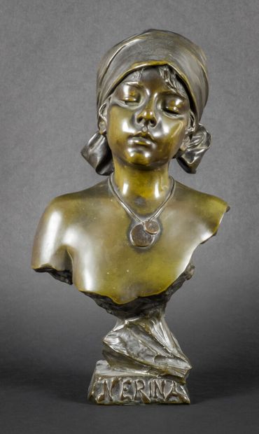 null Emmanuel VILLANIS (1858-1914)

Nerina

Sculpture en bronze à patine brune signé...