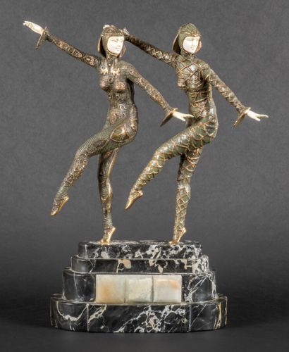 Demeter CHIPARUS (1886-1947) Déméter CHIPARUS (1886-1947)

Deux danseuses

Épreuve...