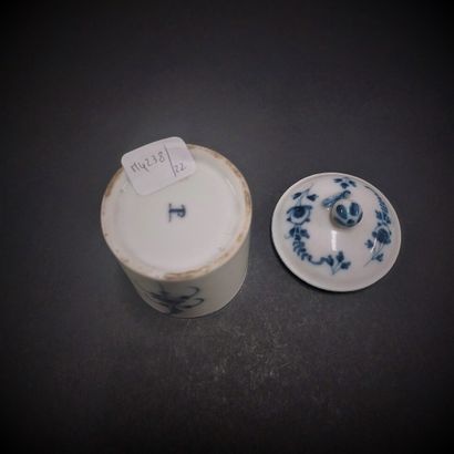null Paris



Covered ointment jar in hard porcelain with blue monochrome decoration...