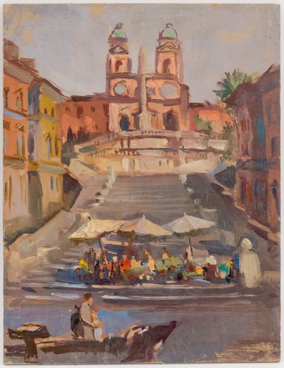 null Marcel BERTOIN (1897-1983)

Eglise

Huile sur panneau 

35 x27 cm