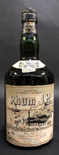bouteille RHUM J.M. 1990
