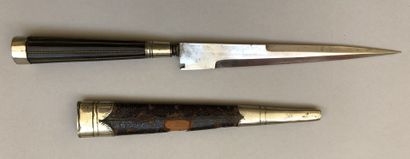 null Nice little Genoese style stylet, total length 256 mm, blade with flat sides,...