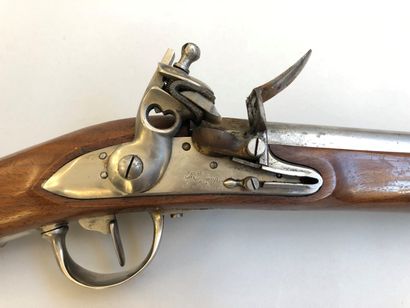 null Modern replica of a 1786 hussar flintlock musket by Pedersoli. Complete weapon,...