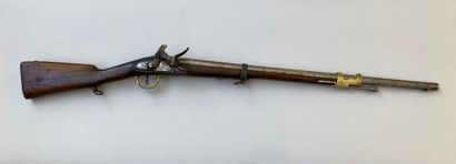 null Flintlock cavalry snap hook model 1777 / An IX . Overall length: 1114mm, barrel...