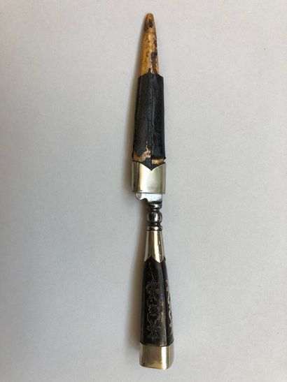 null Nice little Genoese style stylus, total length 185 mm, blade with flat sides,...