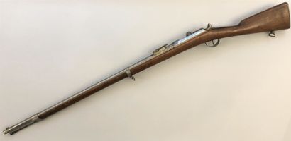 null Rifle Chassepot of infantry model 1866 of the national defense. Weapon manufactured...