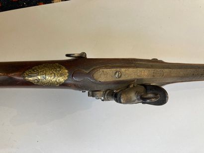 null Spanish cavalry rifle of patilla. Weapon assembled with a statutory Spanish...