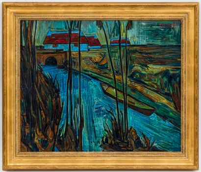 null Isis KISCHKA (1908-1973)

Camargues, The Cabannes

Oil on canvas signed on the...