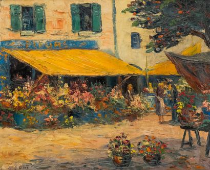null FRENCH SCHOOL XXth

The flower seller

Oil on canvas signed lower left "J. OLIVE".

38...