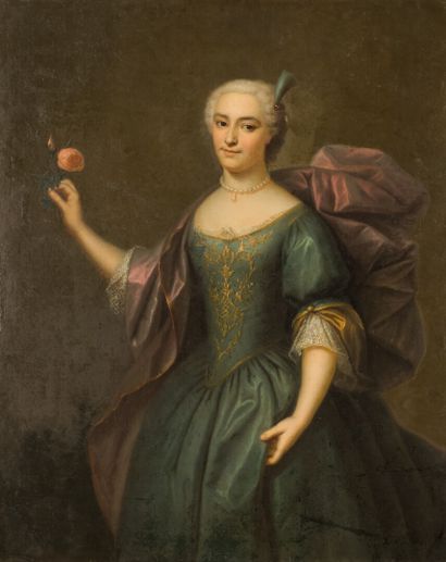null FRENCH SCHOOL, 18th century

Portrait of a woman with a rose

Oil on canvas

123...