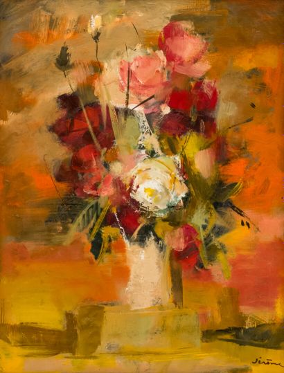 Pierre JEROME (1905-1982)

Red bouquet

Oil...