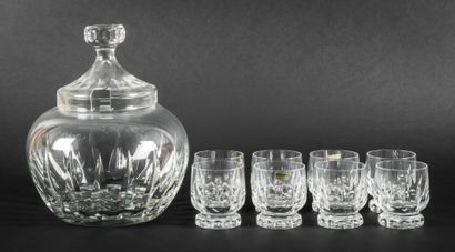null VILLEROY & BOCH

Cut crystal punch set including a covered bowl and eight g...