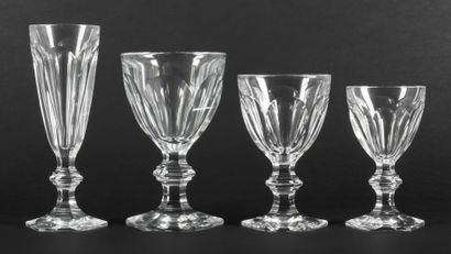 null BACCARAT - Harcourt model

Part of crystal service including: four water glasses,...