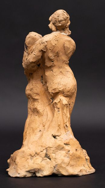 null French school end of XIXth century

Adam and Eve

Modelled terracotta

H : 33,2...